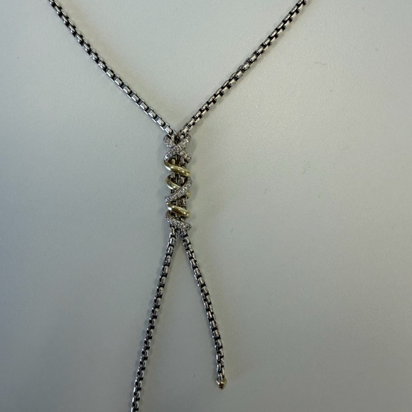 David Yurman Helena Y Lariat Necklace - Picture 8 of 10
